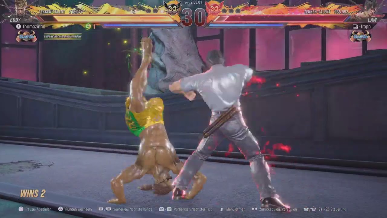 TEKKEN8 | Eddy Gordo vs Law 4K