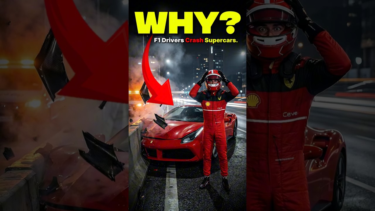 The Real Reason F1 Drivers Crash Supercars! 