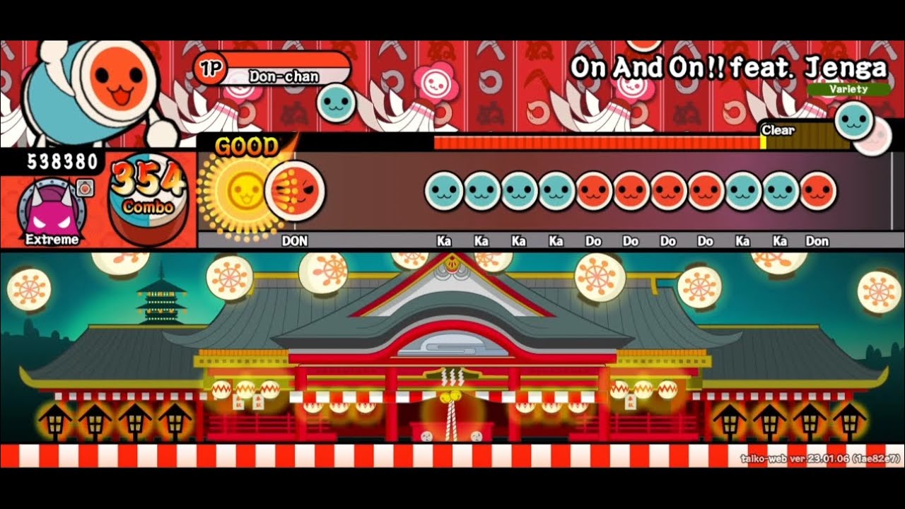 [太鼓の達人 創作譜面] On And On!! feat. Jenga / ETIA.