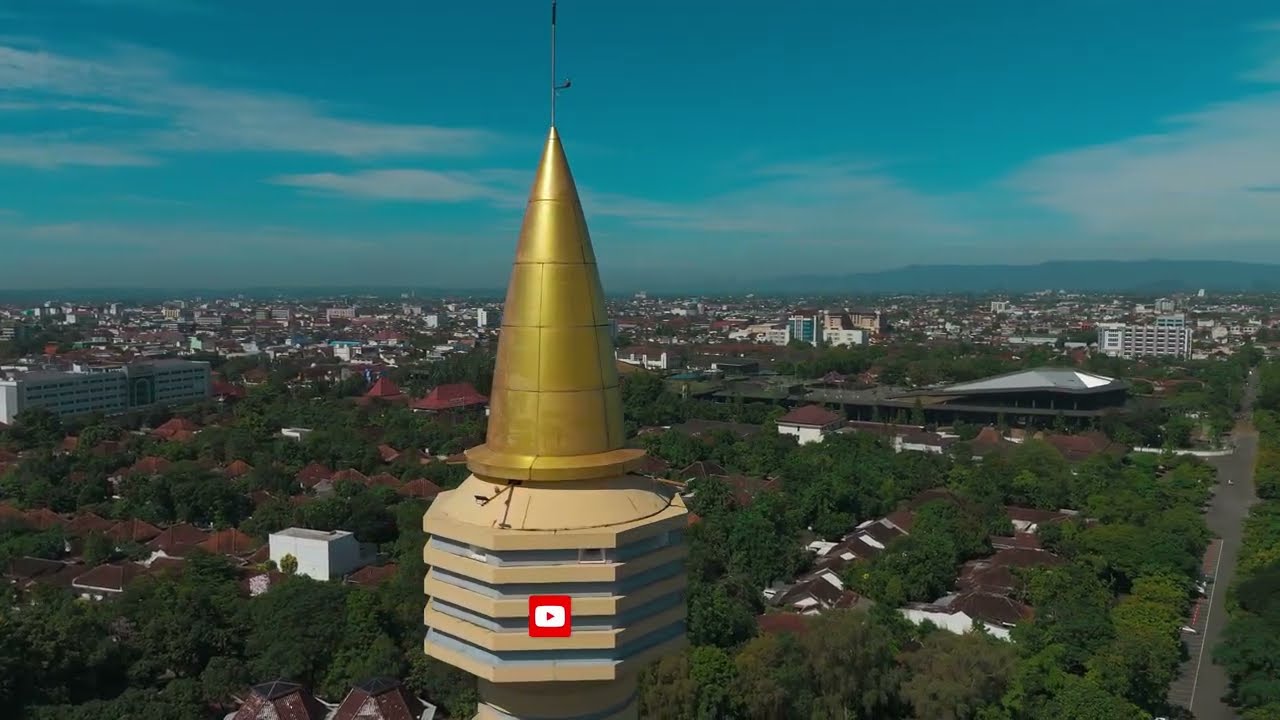 AERIAL #4K MASJID KAMPUS UGM