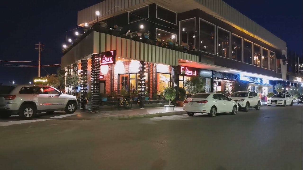 Night tour in Ankawa , Erbil جولة مسائية في حي عنكاوه مدينة أربيل