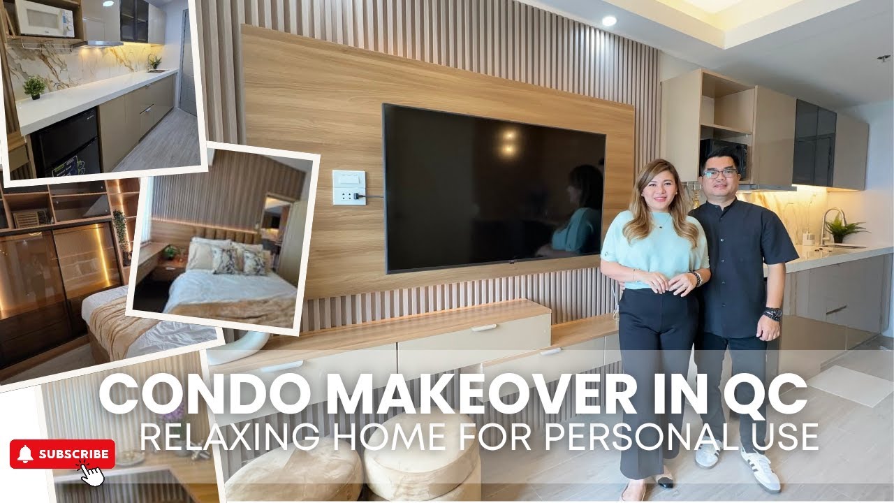 Grass Residences Condo Turned into Relaxing Home: Makeover for Sir Sam & Miss Beth of USA!