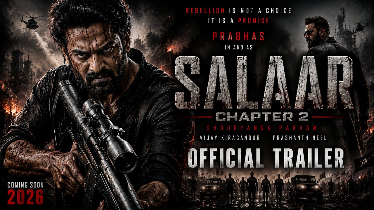 SALAAR CHAPTER 2 &ndash; Official Trailer | Prabhas | Action Thriller | 2026