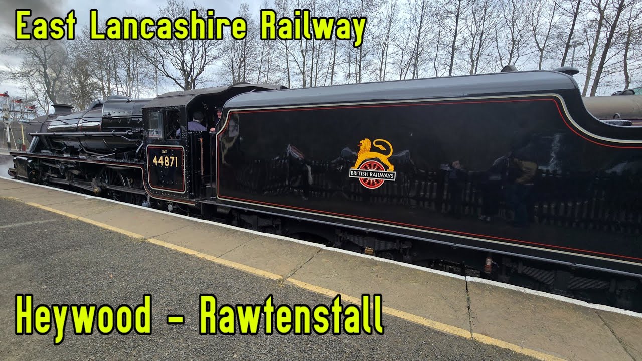 Steam train from Heywood to Rawtenstall