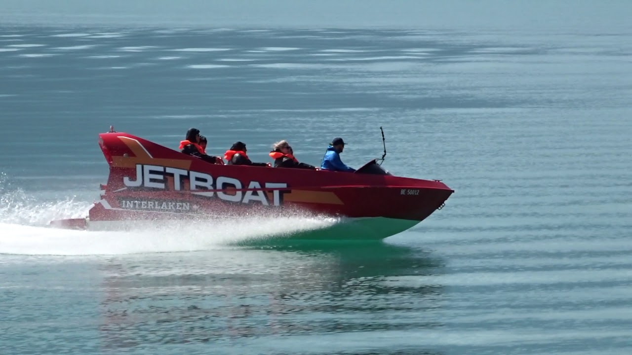 Jet Boat Lake Brienz Switzerland