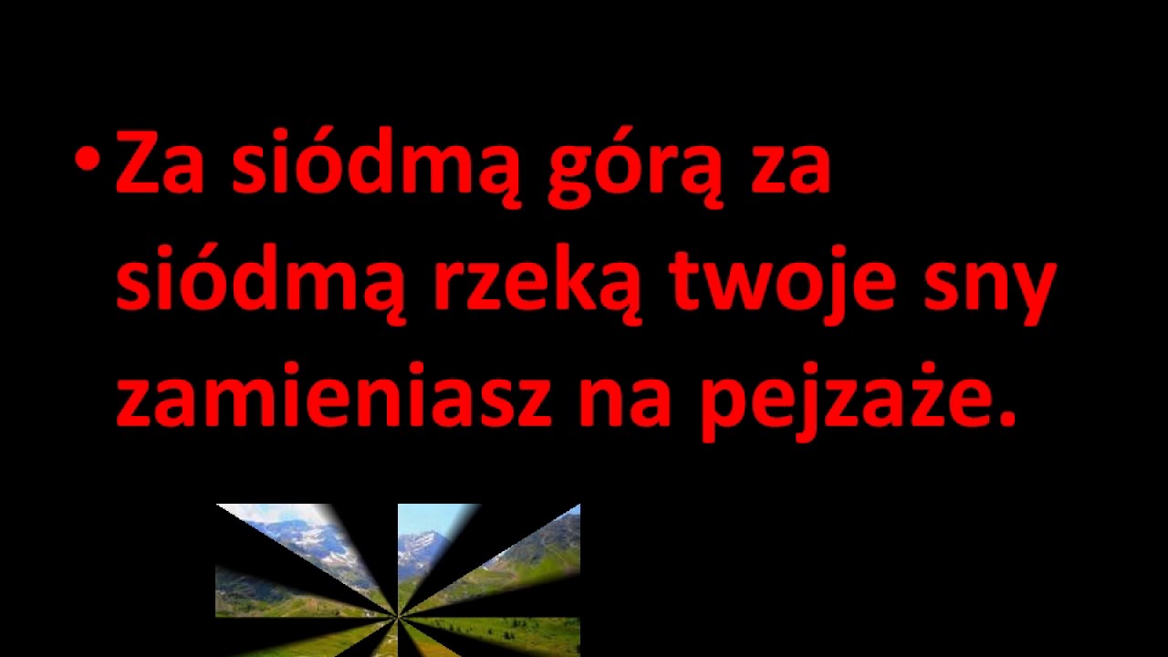 Chodź pomaluj mój świat MAJATEKST z muzyką