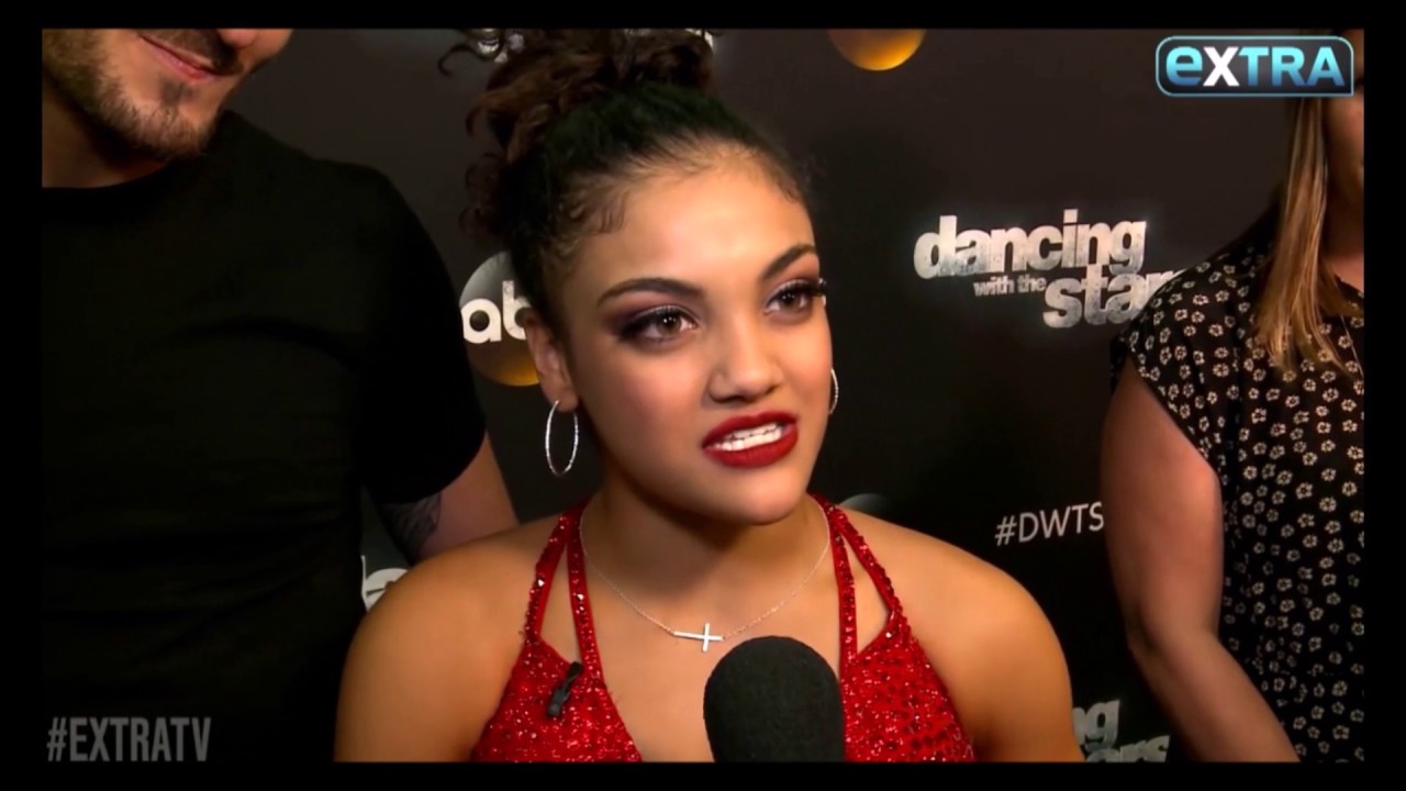 Laurie Hernandez & Val chmerkovskiy - Interviews - Week 10