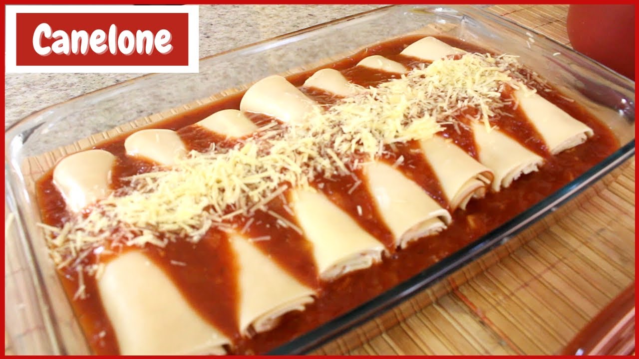 Como Fazer Canelone (SUPER PRÁTICO E FÁCIL)