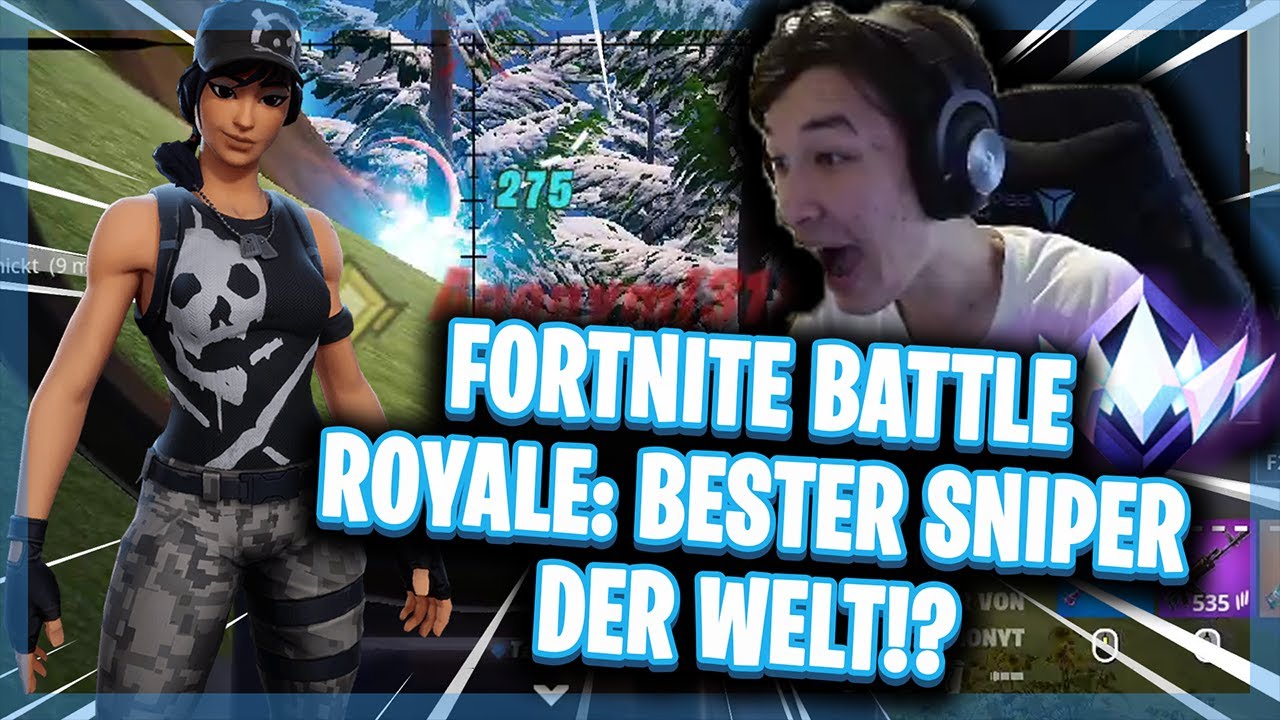 BESTER SNIPER DER WELT!? 💣😱☆ Fortnite Battle Royale: Road to Unreal