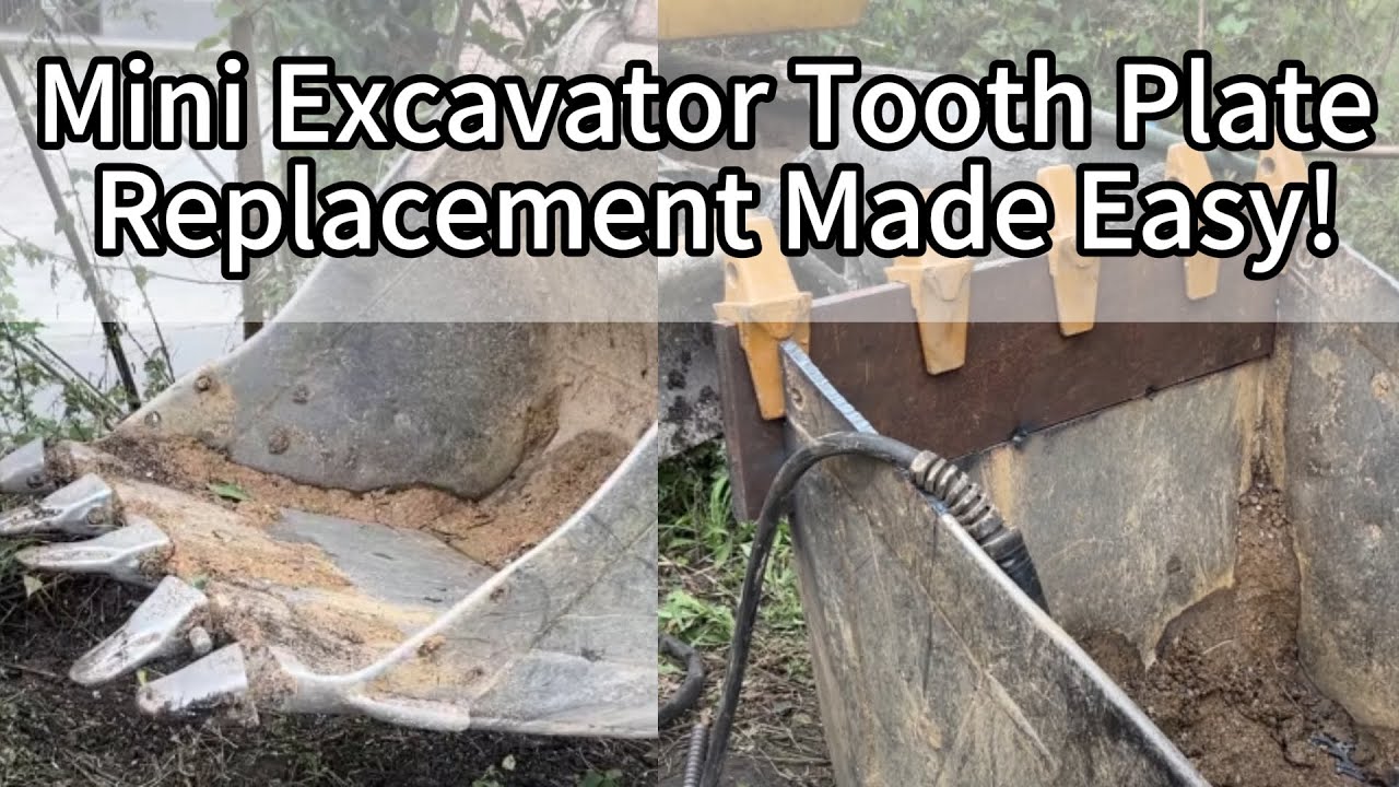 Mini Excavator Tooth Plate Replacement