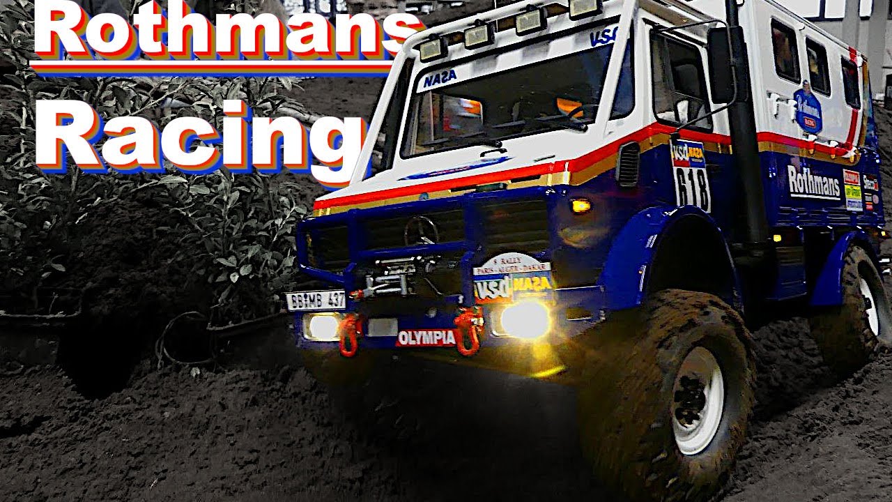 EINZIGARTIGER  RC Unimog Rothmans Spezial - auch 2023 ein perfektes Design