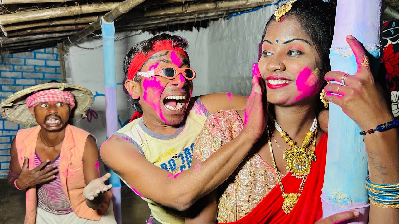 होली खेलब नबकी मामी के साथ #maithili_comedy_dhorba