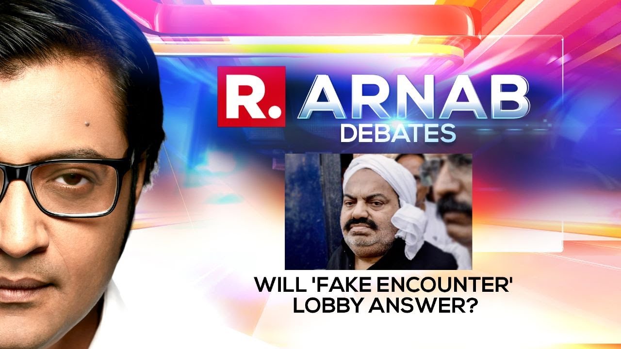 Arnab's 5 questions after Atiq Ahmed's son's encounter