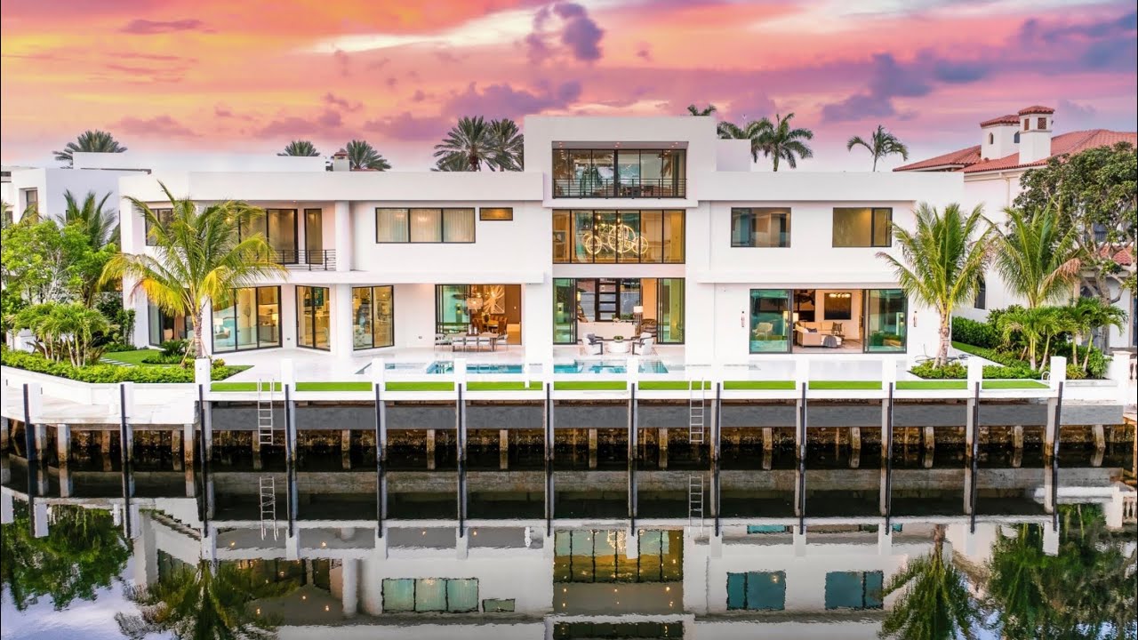 LUXURY LIVING AT ITS FINEST | $35 Million Boca Raton Waterfront Mansion Tour