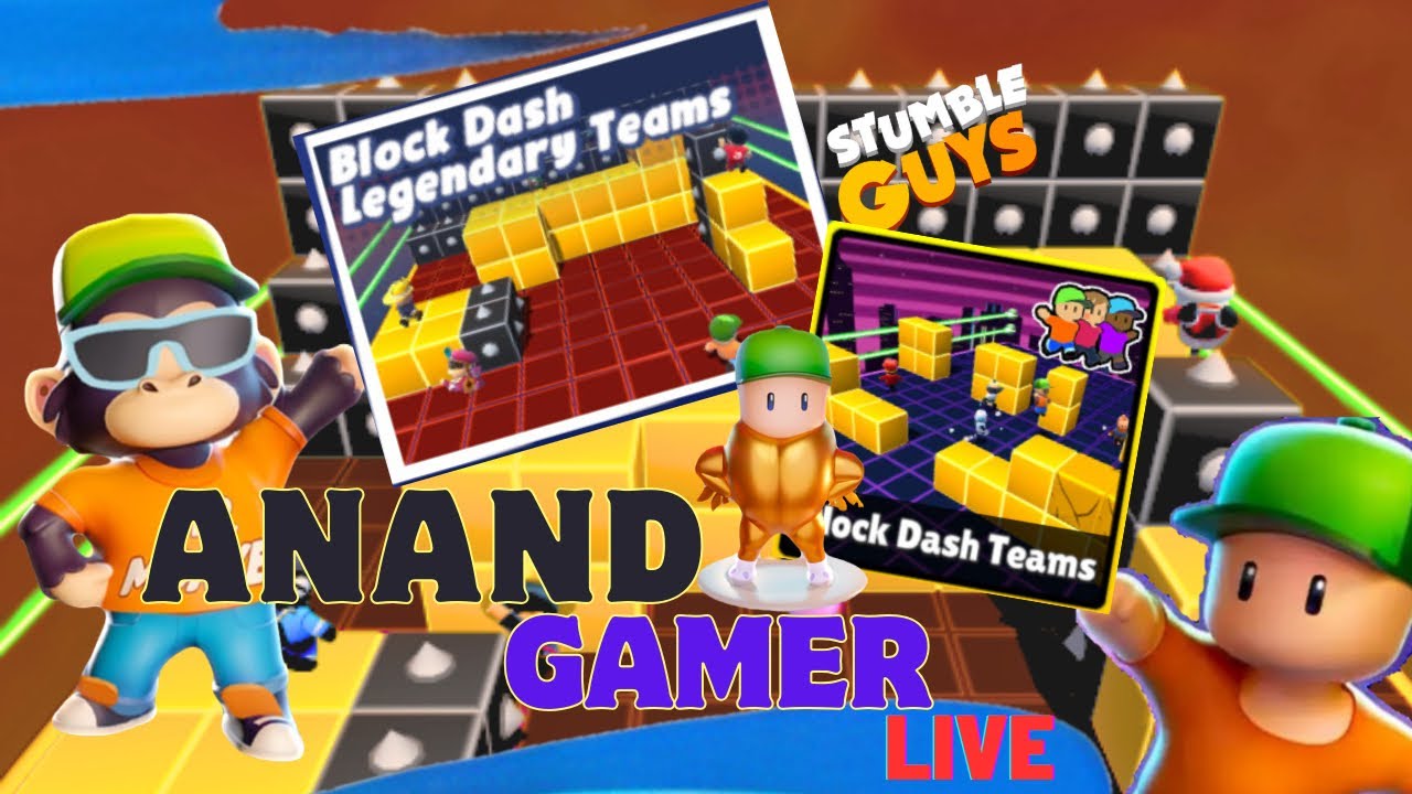 Eu Server Stumble Guys Live Block Dash Legendary Speed / Block Dash endless