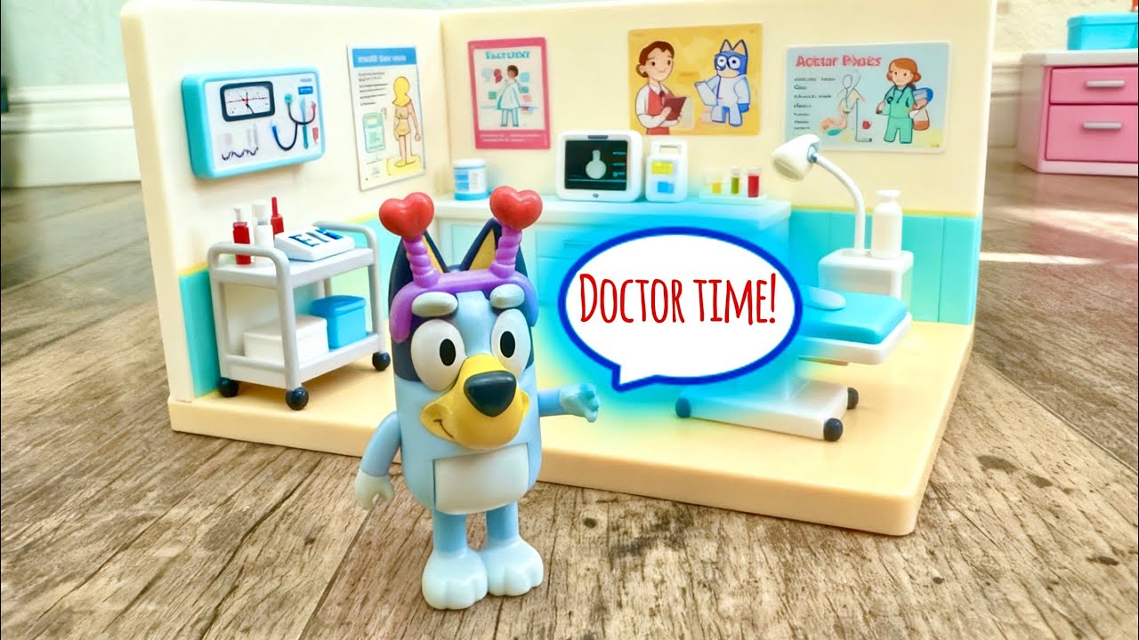 Bluey Doctor Check-Up! 🩺 | Pretend Play with My Toddler
