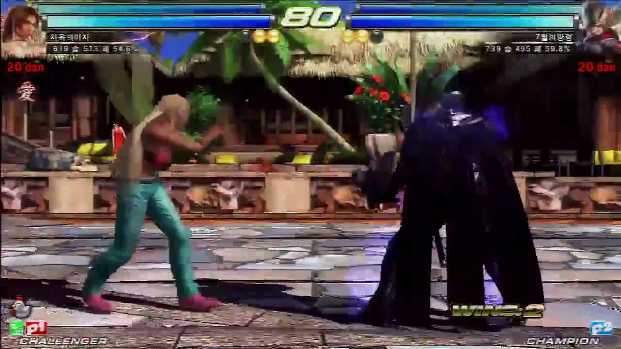 Tekken Tag 2 Unlimited 지옥의이지 (Christie/Eddy) vs 7월의망령 (Lars/Leo)