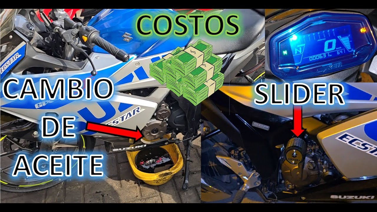PRIMER MANTENIMIENTO SUZUKI GIXXER 250 SF | COSTOS-POST VENTA | INSTALANDO SLIDERS | FULL ACCESORIOS