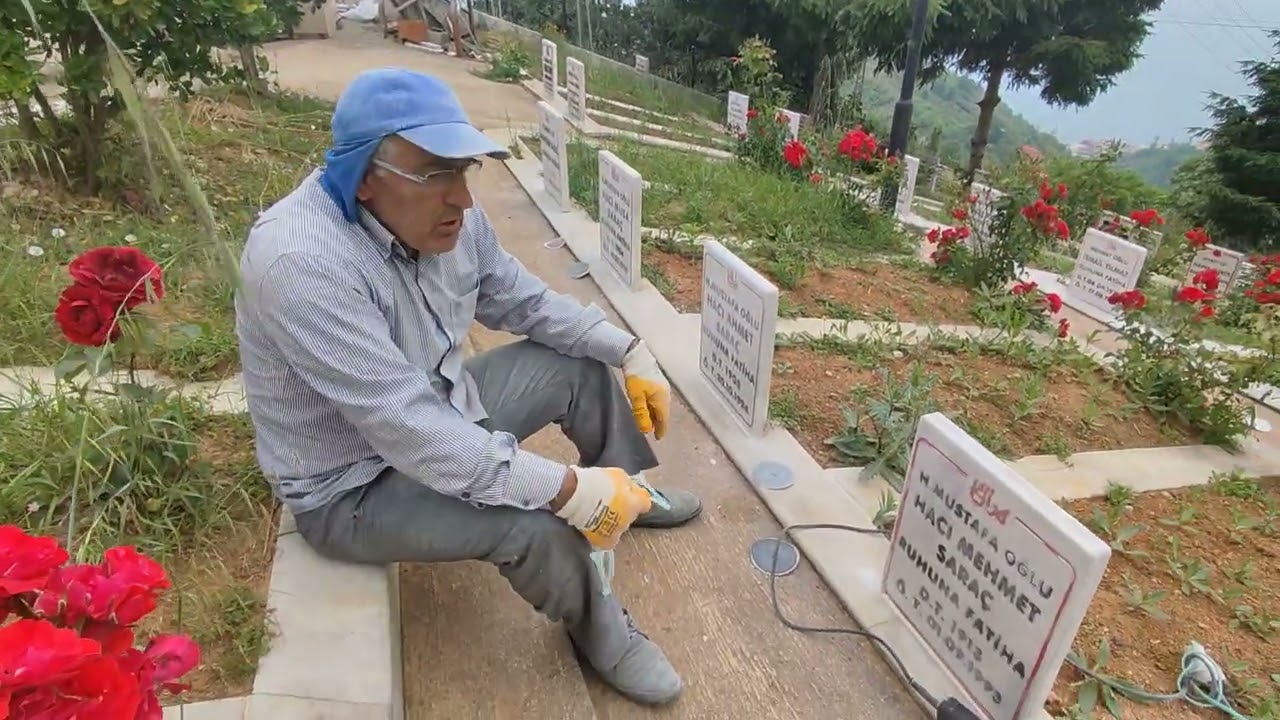 Örnek bir Mezarlık çalışması. Mersin Mah. Akçaabat/Trabzon