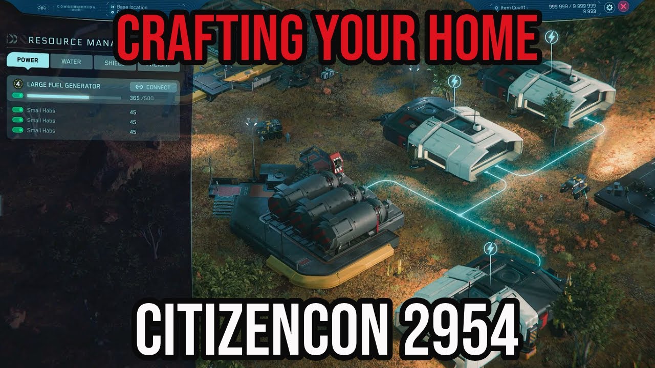 Star Citizen - CitizenCon 2954 Crafting Your Home
