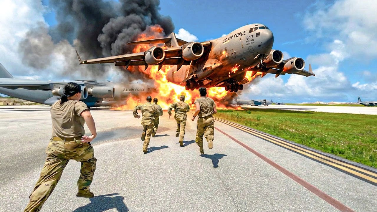 Caracas Shocked! US Air Force C-17 Pilot Makes Emergency Takeoff at Full Speed