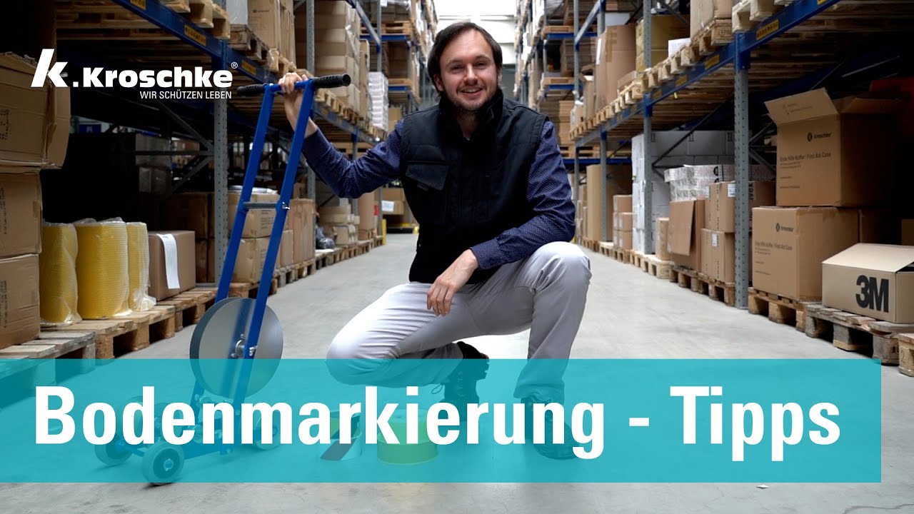 Bodenmarkierungen – Tipps zur Auswahl und Anwendung in Industrie- und Lagerhallen | kroschke.com