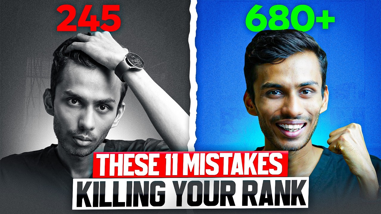 NEET 2026: 11 Mistakes You&rsquo;ll REGRET Forever (STOP NOW!)