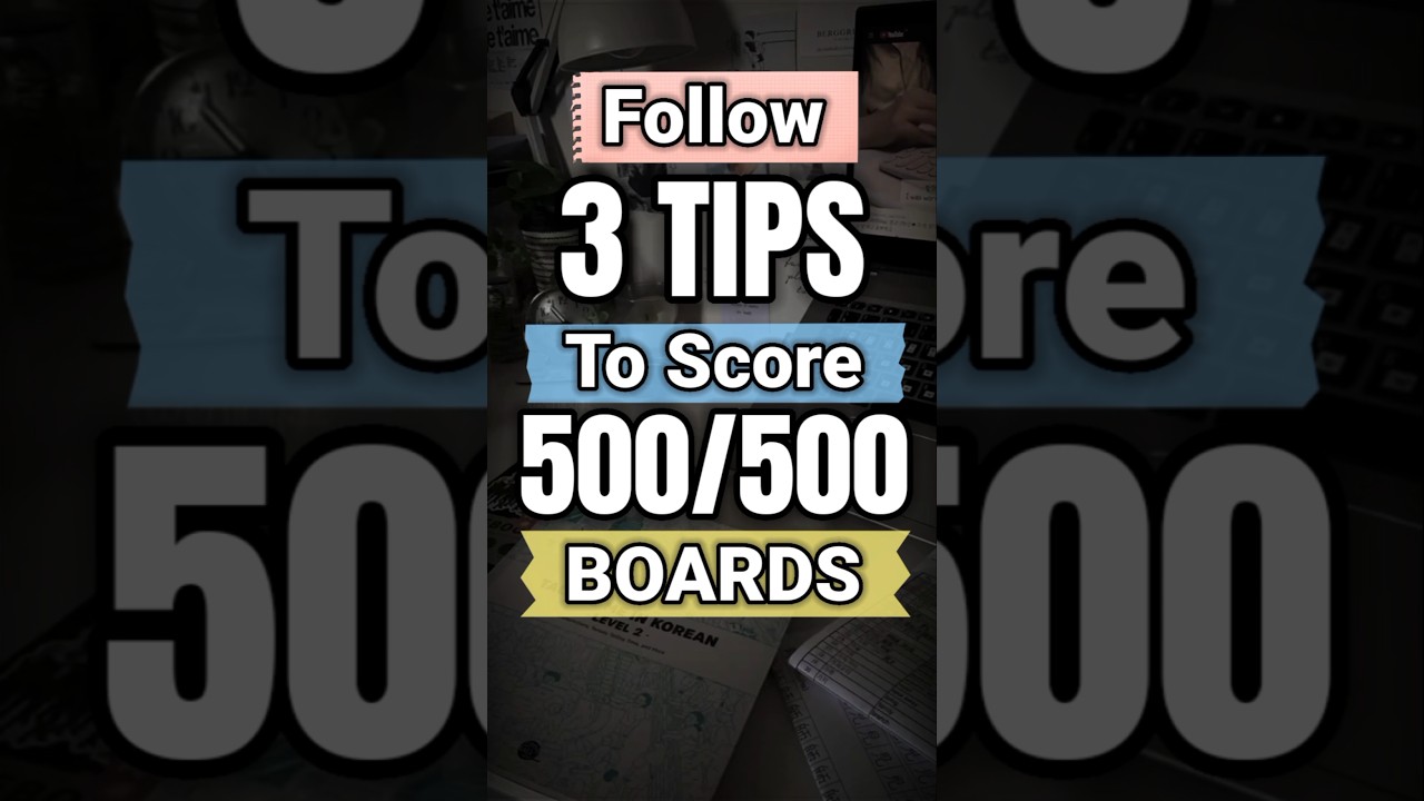 3 Tips to score Full Marks in board exam 🔥 | #shorts #short