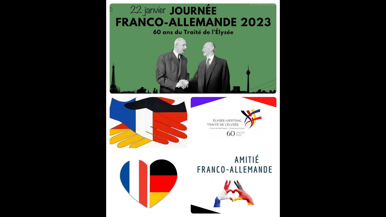 22 janvier 2023 : journée de l'amitié franco-allemande