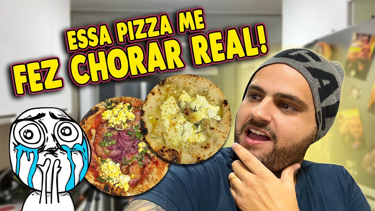 PROVEI UMA PIZZA QUE ME FEZ CHORAR! | #ProvandoDelivery