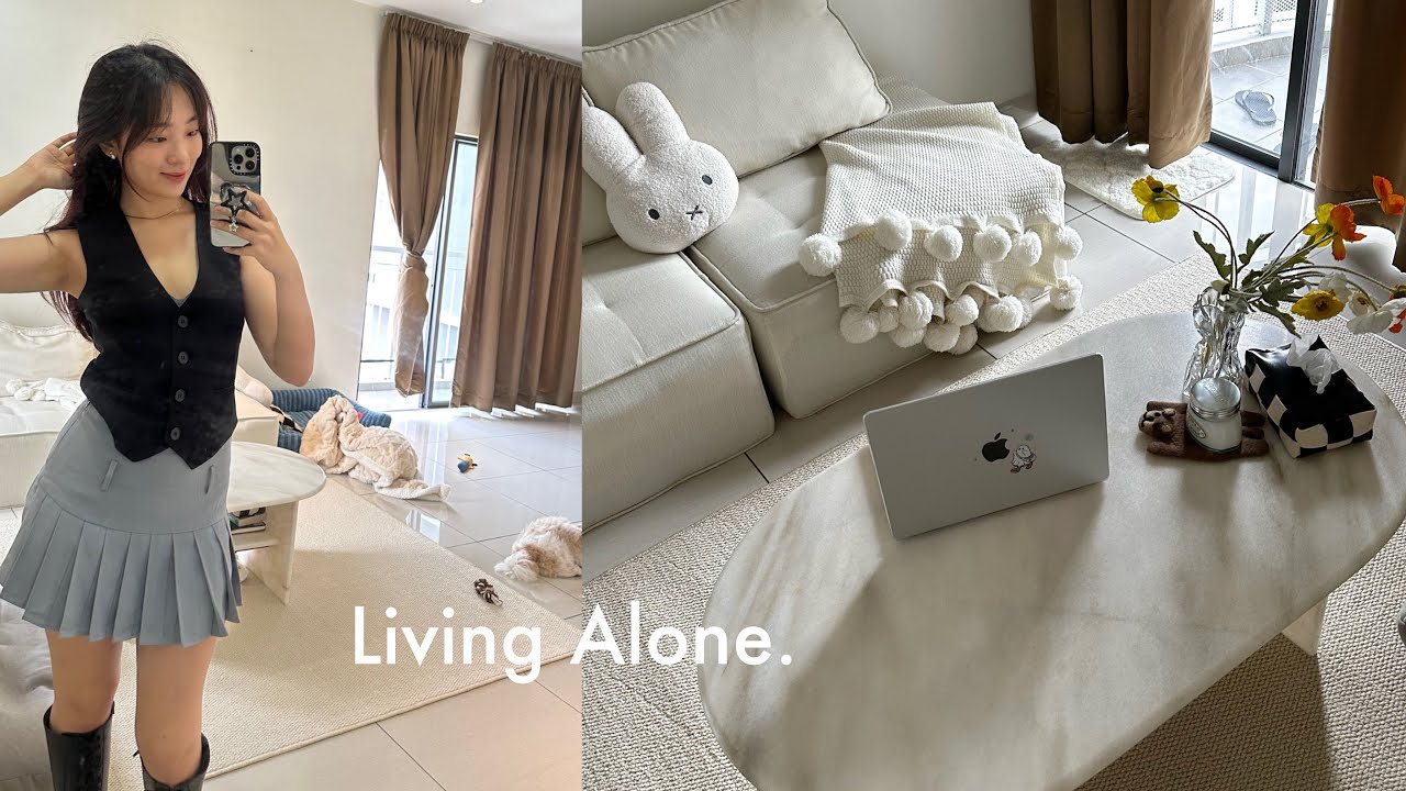living alone diaries 🛋️ moving into my first big girl apartment