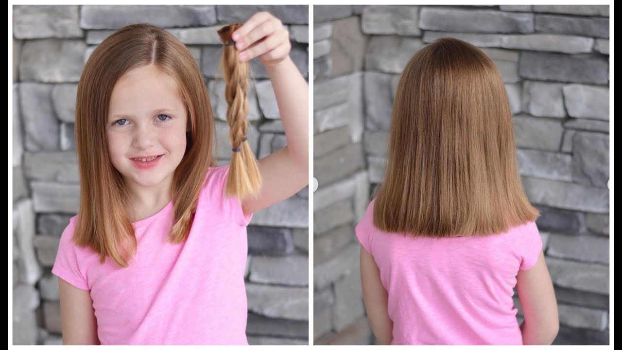 She Cut Her Hair!  10 Inches of Hair Donated