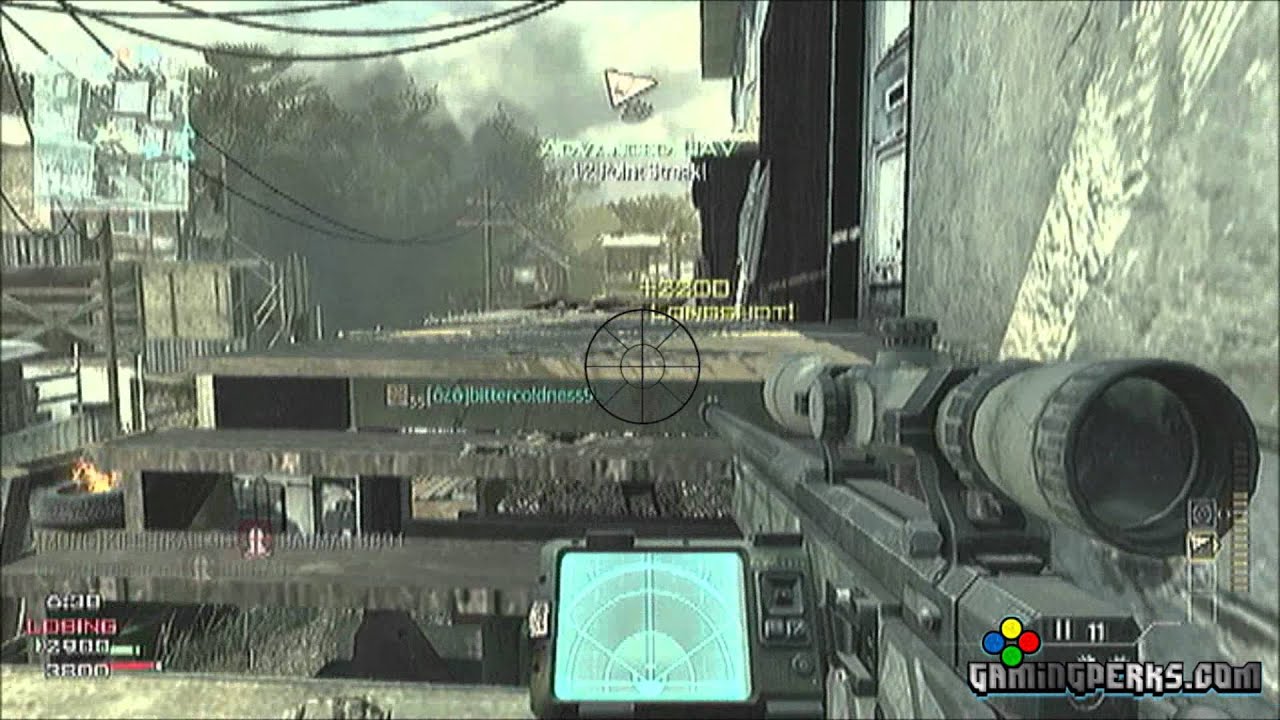 MW3 SNIPER KILL STREAK WITH CROSSHAIRZ