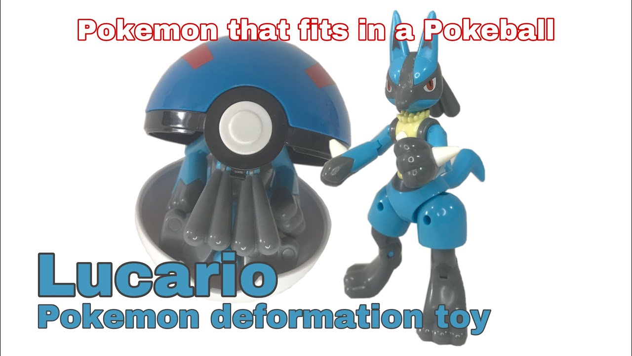 Pokemon deformation toy - Lucario toy review