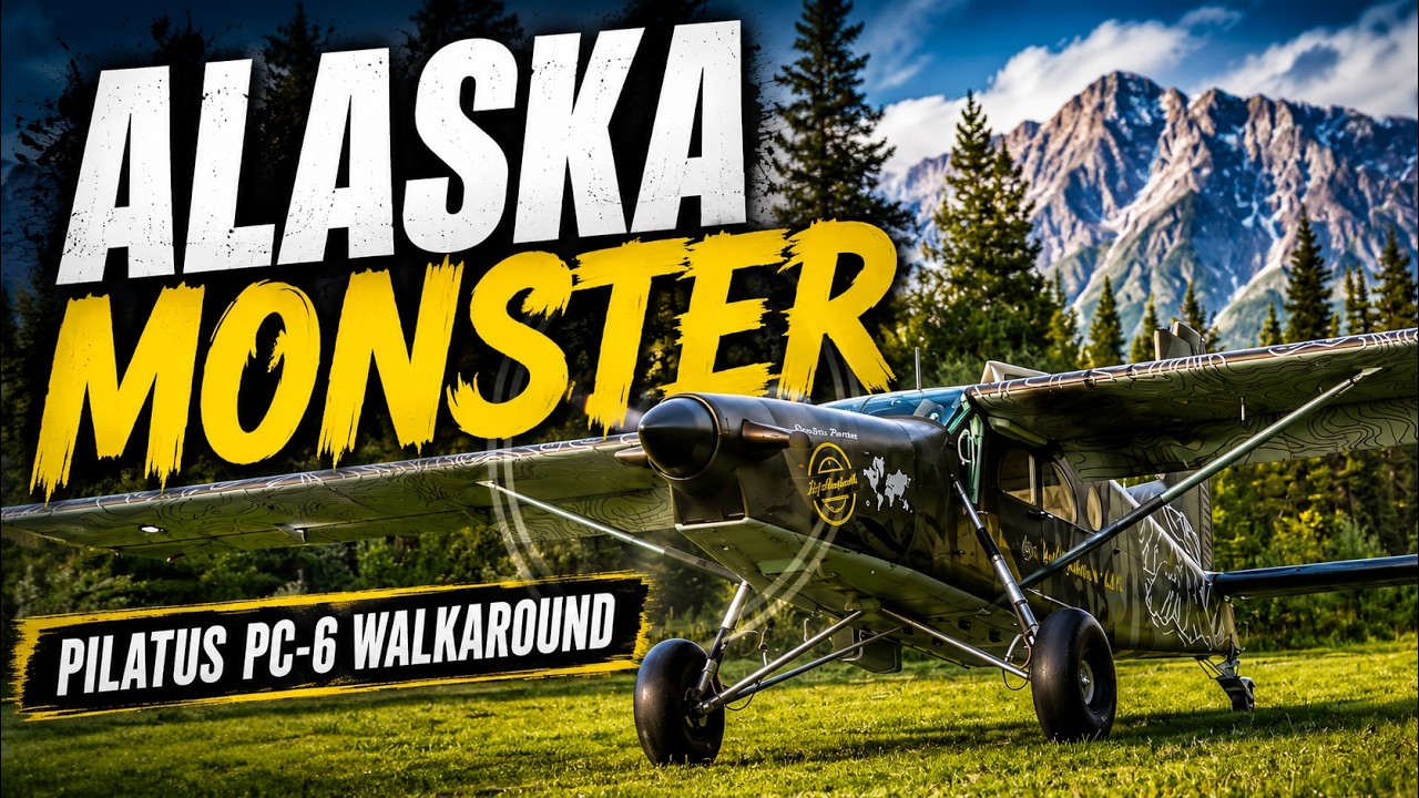 Alaska Bush flying - Walk around the Pilatus Porter PC-6 : 2023