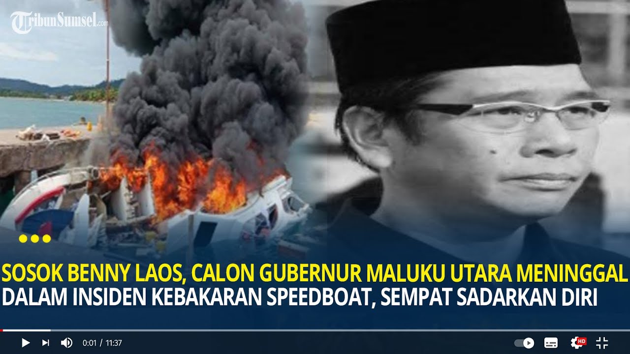 Sosok Benny Laos, Calon Gubernur Malut Meninggal dalam Kecelakaan Speedboat, Sempat Sadarkan Diri