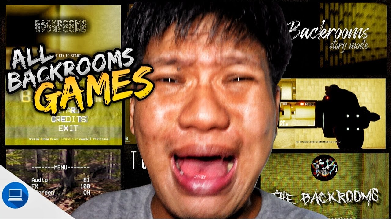 MARATHON MENCOBA SEMUA GAME BACKROOMS!!!! All 9 Backrooms Games [INDO] ~1jam Muter2 Sampe Mabok!!