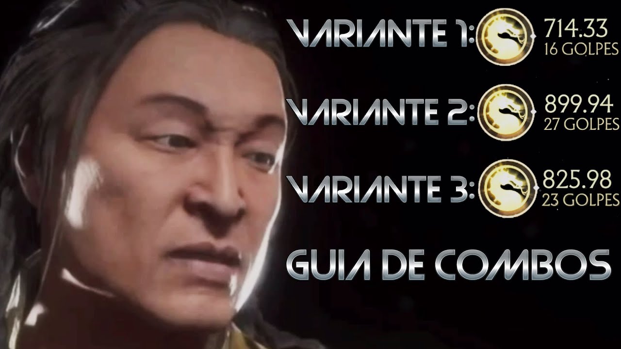 GUIA DE COMBOS DE SHANG TSUNG | VARIANTES COMPETITIVAS | MORTAL KOMBAT 11