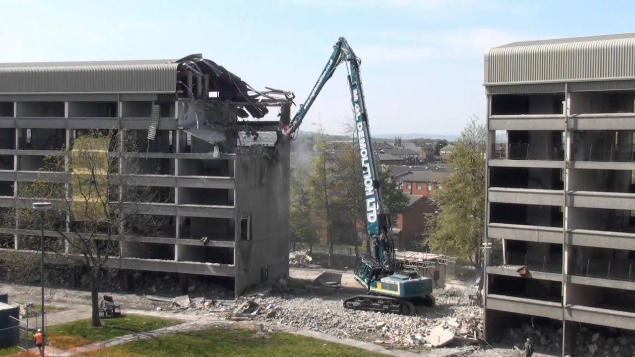 Liebherr r954c high reach demolition machine