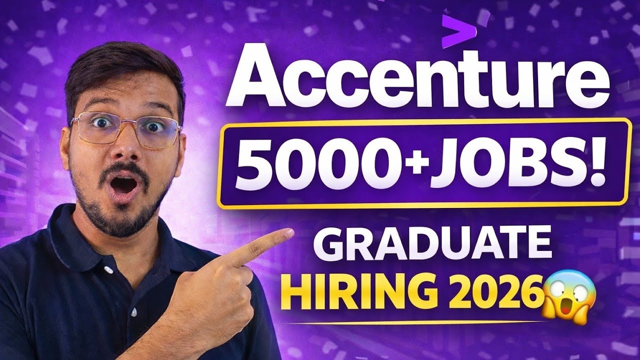 5000+ Freshers Accenture Hiring | Don't Waste This Chance