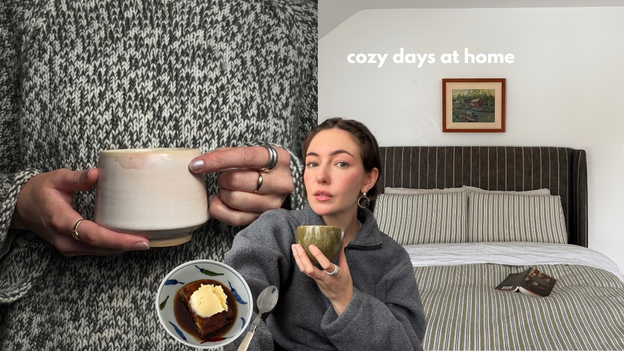 Journaling, reading updates, baking sticky toffee pudding