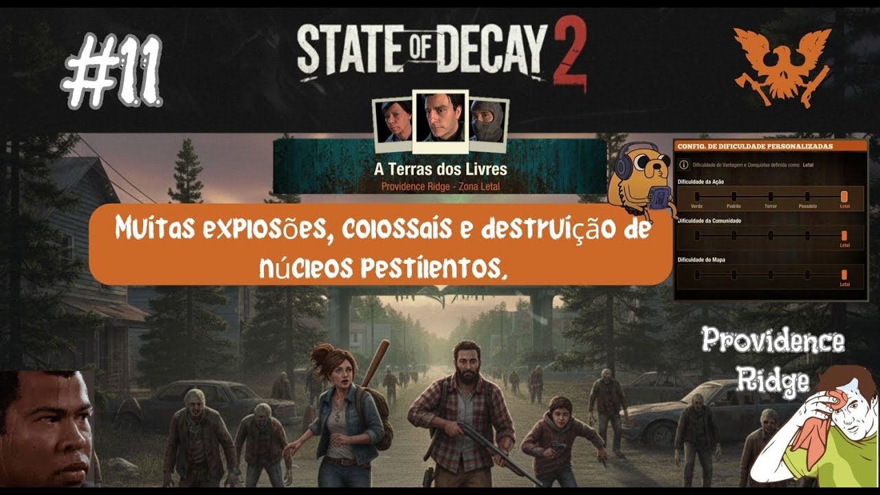 11 - Muitas explosões, colossais e destruição de núcleos pestilentos em State of Decay 2!