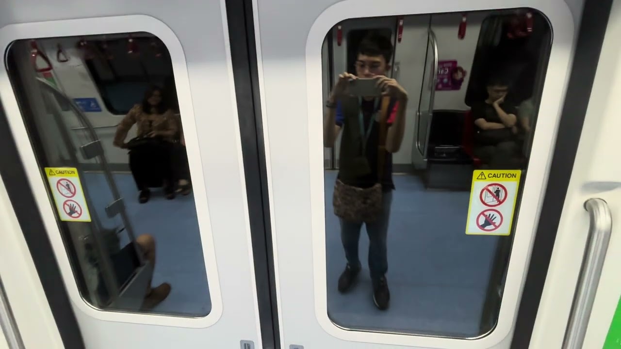 (Last Video Of 2024) Singapore MRT train ride from Bayshore to Changi Airport