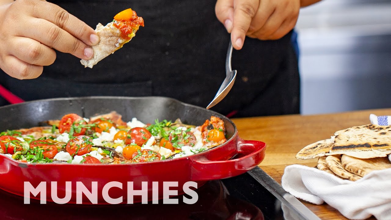 How To Make Tomato & Eggplant Shakshuka