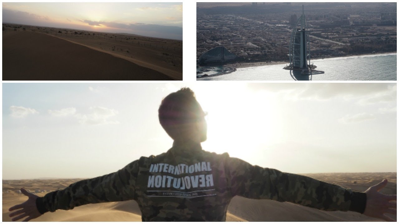 VLOG| Druhý den v Dubaji-  Helidubai, Pouštní safari