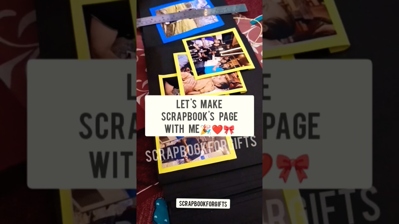 Tutorial Series day 13 🎁Scrapbook Page 