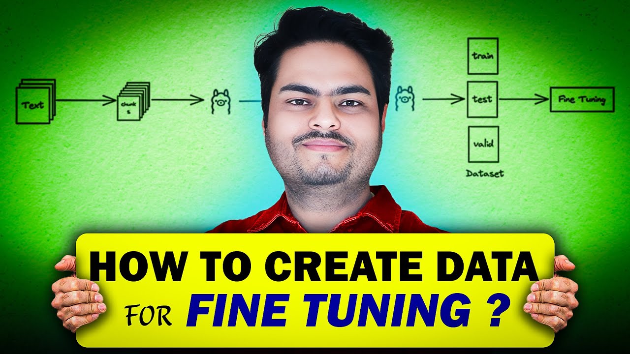 How to Create Data for Fine Tuning | How to create data for LLM fine tuning | Data preparation LLM