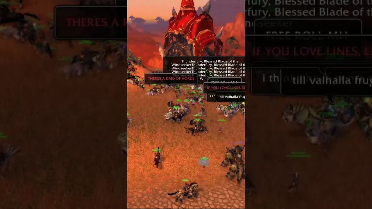 Epic 500+ Alliance Siege on Orgrimmar! S:Nightslayer #worldofwarcraft #warcraft #gaming #games #wow