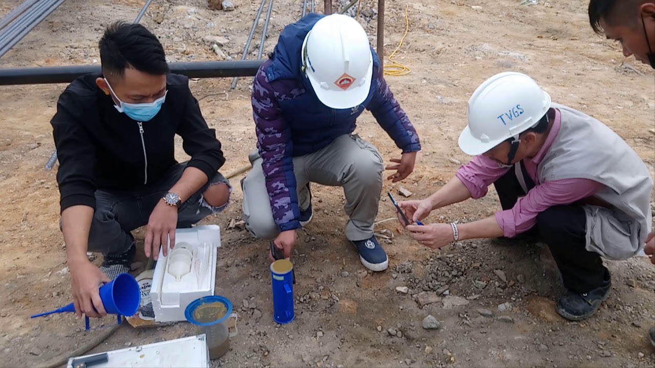 Quá trình nghiệm thu dung dịch khoan Bentonite