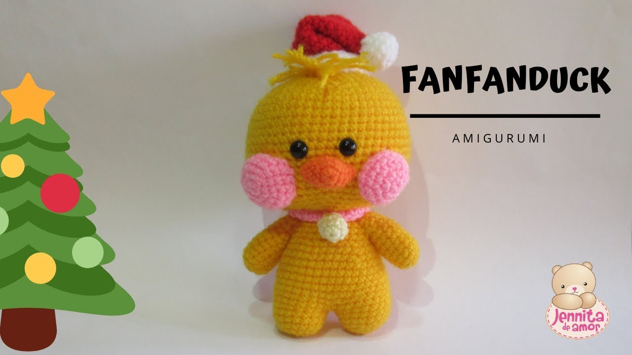 FANFANDUCK Amigurumi Tutorial paso a paso Crochet (Patrón en Descripción)